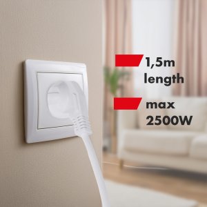 Listwa zasilająca Maclean przeciwprzepięciowa 5 gniazd 1.5 m biała (MCE509) 8