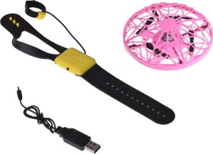 Jokomisiada Latający dysk dron z światłem led sterowany ręką RC0653 RO 3