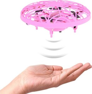 Jokomisiada Latający dysk dron z światłem led sterowany ręką RC0653 RO 9