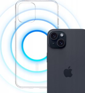 3MK Etui Clear MagCase do Apple iPhone 15 4