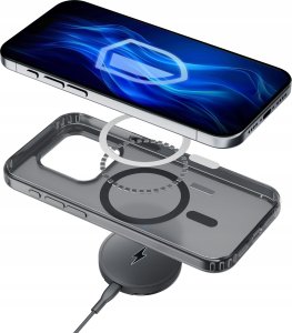 3MK Etui Frosty MagCase Black do Apple iPhone 12 Pro Max 6