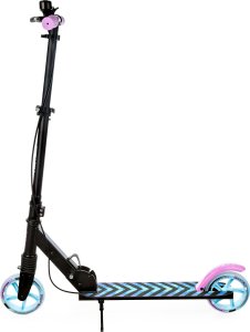 Hulajnoga RAVEN Hulajnoga RAVEN Pastelle Black/Pink 145mm amortyzacja hamulec dzwonek 7