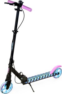 Hulajnoga RAVEN Hulajnoga RAVEN Pastelle Black/Pink 145mm amortyzacja hamulec dzwonek 8