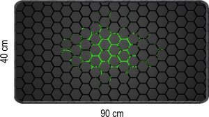 Podkładka Retoo PRZY WYPEŁNIACZU PODKŁADKA POD MYSZ MYSZKĘ KLAWIATURĘ GAMINGOWA MATA NA BIURKO DUZA XXL 90X40 CM 16