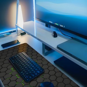 Podkładka Retoo PRZY WYPEŁNIACZU PODKŁADKA POD MYSZ MYSZKĘ KLAWIATURĘ GAMINGOWA MATA NA BIURKO DUZA XXL 90X40 CM 9