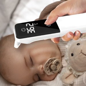 Retoo TERMOMETR BEZDOTYKOWY NA PODCZERWIEŃ MEDYCZNY LCD ALARM GORĄCZKI DO UCHA CZOŁA 11