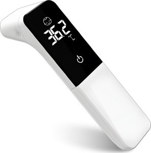 Retoo TERMOMETR BEZDOTYKOWY NA PODCZERWIEŃ MEDYCZNY LCD ALARM GORĄCZKI DO UCHA CZOŁA 16