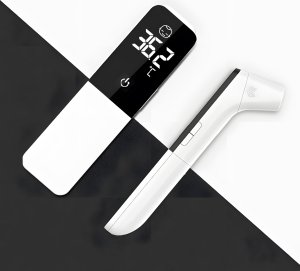 Retoo TERMOMETR BEZDOTYKOWY NA PODCZERWIEŃ MEDYCZNY LCD ALARM GORĄCZKI DO UCHA CZOŁA 4