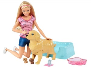 Lalka Barbie Mattel - Narodziny piesków (FDD43) 1