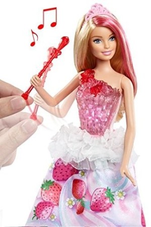 Lalka Barbie Mattel Barbie Księżniczka Magiczne Melodie DYX28 3