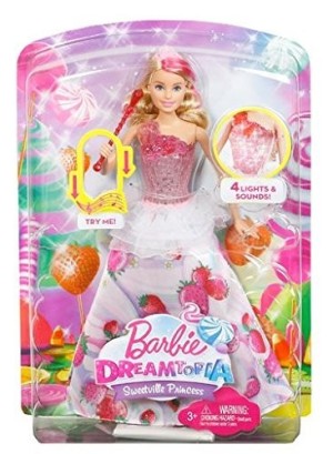 Lalka Barbie Mattel Barbie Księżniczka Magiczne Melodie DYX28 1