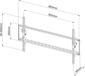 Techly Techly Uchwyt ścienny do TV 42-80" LED/LCD 60kg uchylny slim 36mm 5