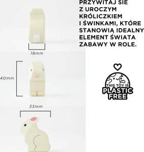 Le Toy Van Mebelki do domku dla lalek Króliczek i świnka Le Toy Van 4