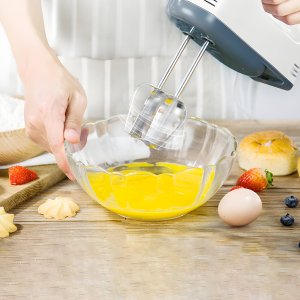 Mikser Retoo MIKSER RĘCZNY ROBOT KUCHENNY Z MISĄ OBROTOWĄ 7 PRĘDKOŚCI + 4 KOŃCÓWKI 13