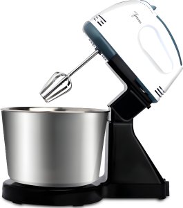Mikser Retoo MIKSER RĘCZNY ROBOT KUCHENNY Z MISĄ OBROTOWĄ 7 PRĘDKOŚCI + 4 KOŃCÓWKI 15