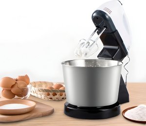 Mikser Retoo MIKSER RĘCZNY ROBOT KUCHENNY Z MISĄ OBROTOWĄ 7 PRĘDKOŚCI + 4 KOŃCÓWKI 6