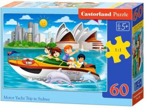 Castorland Puzzle Wycieczka motorówką w Sydney 60 elementów (246944) 1