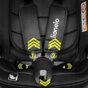 Fotelik samochodowy Lionelo Fotelik samochodowy Bastiaan RWF I-Size Black Carbon 0-36 kg Lionelo 2