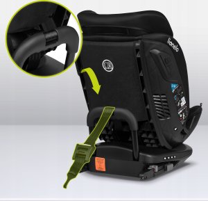 Fotelik samochodowy Lionelo Fotelik samochodowy Bastiaan RWF I-Size Black Carbon 0-36 kg Lionelo 4