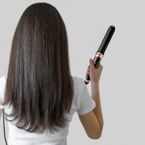 Prostownica Retoo PROSTOWNICA DO WŁOSÓW CERAMICZNA EKRAN LCD 2W1 LOKÓWKA LEKKA CZARNA 5