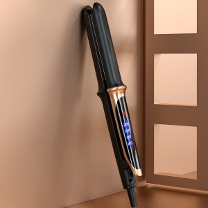 Prostownica Retoo PROSTOWNICA DO WŁOSÓW CERAMICZNA EKRAN LCD 2W1 LOKÓWKA LEKKA CZARNA 7