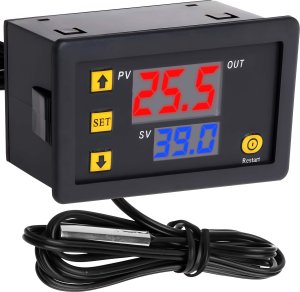 Retoo REGULATOR TEMPERATURY STEROWNIK TERMOSTAT 220V ELEKTRONICZNY MOCNY 2