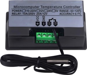 Retoo REGULATOR TEMPERATURY STEROWNIK TERMOSTAT 220V ELEKTRONICZNY MOCNY 6