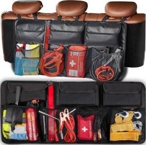 Retoo ORGANIZER SAMOCHODOWY TORBA DO BAGAŻNIKA SAMOCHODU AUTA KUFER NA ZAGŁÓWKI 2