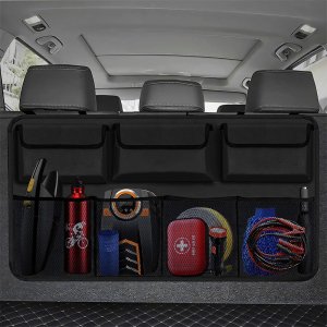 Retoo ORGANIZER SAMOCHODOWY TORBA DO BAGAŻNIKA SAMOCHODU AUTA KUFER NA ZAGŁÓWKI 7