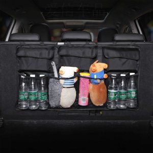 Retoo ORGANIZER SAMOCHODOWY TORBA DO BAGAŻNIKA SAMOCHODU AUTA KUFER NA ZAGŁÓWKI 8