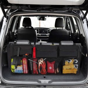 Retoo ORGANIZER SAMOCHODOWY TORBA DO BAGAŻNIKA SAMOCHODU AUTA KUFER NA ZAGŁÓWKI 9