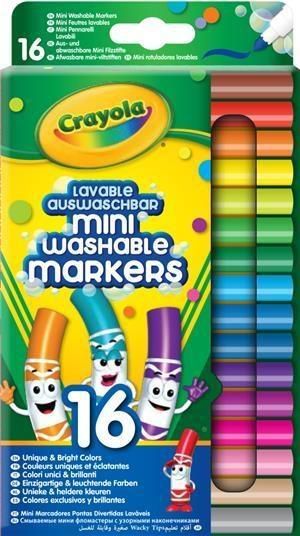Crayola Mini markery zmywalne 16 sztuk (GXP-580100) 1