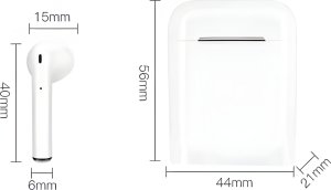 Słuchawki Retoo SŁUCHAWKI BEZPRZEWODOWE i11 TWS BLUETOOTH 5.0 DOUSZNE ANDROID iOS 12