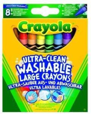 Crayola Duże zmywalne kredki 8 sztuk (GXP-580097) 1