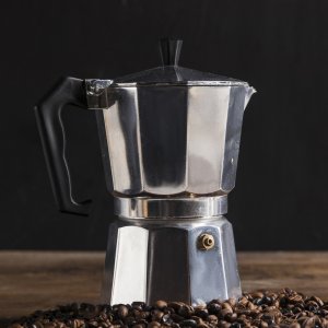 Kawiarka Retoo KAWIARKA ALUMINIOWA ZAPARZACZ EKSPRES DO KAWY ESPRESSO 600ML PŁYTA GAZ 12