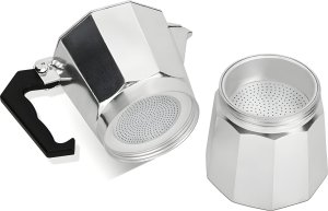 Kawiarka Retoo KAWIARKA ALUMINIOWA ZAPARZACZ EKSPRES DO KAWY ESPRESSO 600ML PŁYTA GAZ 15