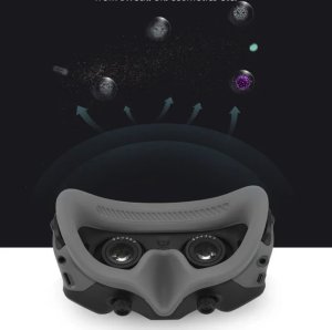 BRDRC OSŁONA GUMOWA NA OCZY DO OKULARÓW DRONA DJI AVATA GOGGLES GOGLE 2 FPV - BLACK 6