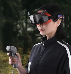 BRDRC OSŁONA GUMOWA NA OCZY DO OKULARÓW DRONA DJI AVATA GOGGLES GOGLE 2 FPV - BLACK 9