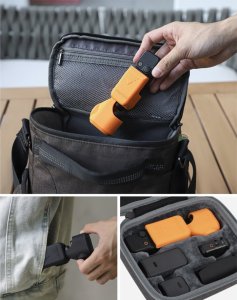 Torba SunnyLife ETUI CASE OSŁONA OCHRONNA TRANSPORTOWA DO DJI OSMO POCKET 3 - POMARAŃCZOWA 3