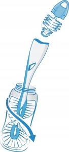 NUK SZCZOTKA DO MYCIA BUT, SMOCZ TWIS10256506 1/8 8