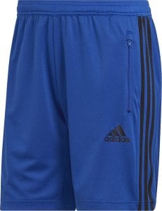 Adidas Spodenki męskie adidas Primeblue Designed To Move Sport 3-Stripes niebieskie HM4808 S 1