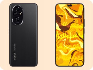 Hello Case ETUI DO HONOR 200 GUMOWE OBUDOWA CZARNE MATOWE SILIKON SLIM COVER   SZKŁO 3