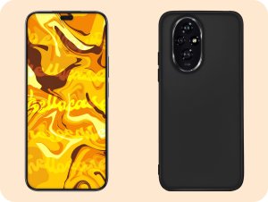 Hello Case ETUI DO HONOR 200 GUMOWE OBUDOWA CZARNE MATOWE SILIKON SLIM COVER   SZKŁO 4