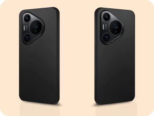 Hello Case ETUI DO HUAWEI PURA 70 PRO GUMOWE OBUDOWA CZARNE MATOWE SILIKON POKROWIEC 6