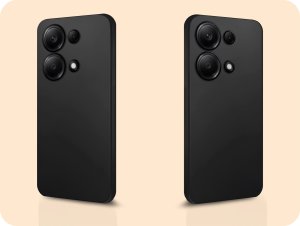 Hello Case ETUI DO XIAOMI REDMI NOTE 13 PRO 4G / POCO M6 PRO GUMOWE CZARNE   SZKŁO 6