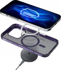3MK Etui Frosty MagCase Purple do Apple iPhone 12 Pro Max 6