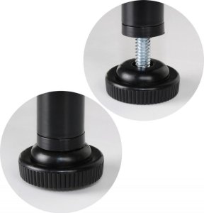 YokaHome Regał łazienkowy 3 półki czarny matowy stalowy - Yoka 7