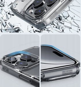 Nillkin Etui Nillkin Nature Pro Magnetic Case z MagSafe na iPhone 16 Pro - przezroczysto-białe 2