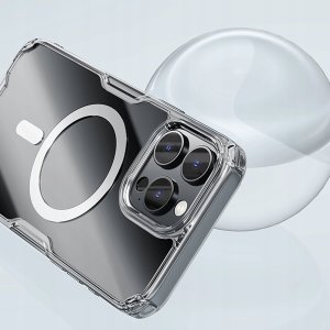Nillkin Etui Nillkin Nature Pro Magnetic Case z MagSafe na iPhone 16 Pro - przezroczysto-białe 6