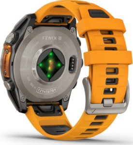 Zegarek sportowy Garmin Fenix 8 AMOLED Żółty  (010-02904-11) 2
